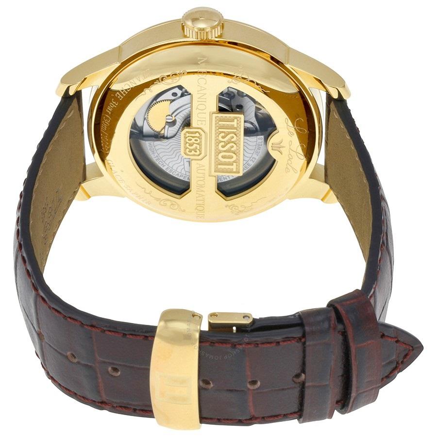 Đồng Hồ Nam Tissot Le Locle Powermatic T006.407.36.263.00 Màu Vàng Champagne