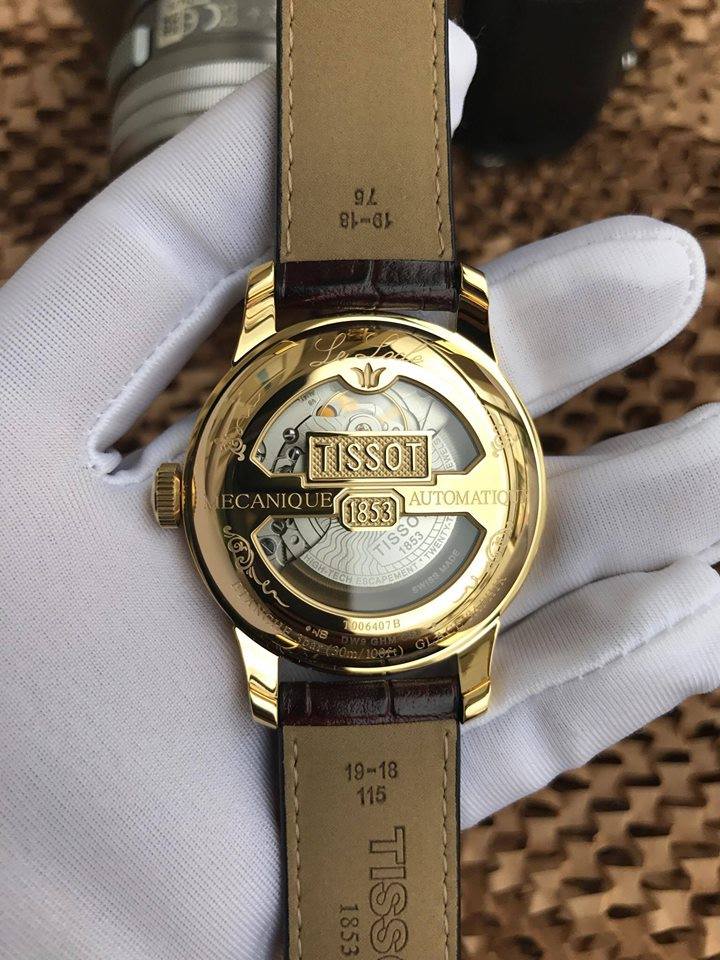 Đồng Hồ Nam Tissot Le Locle Powermatic T006.407.36.263.00 Màu Vàng Champagne