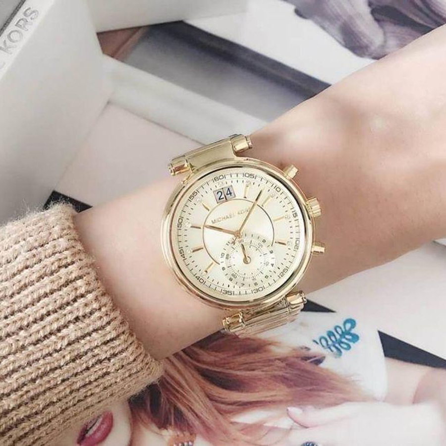 Đồng Hồ Nữ Michael Kors MK6362 Màu Vàng