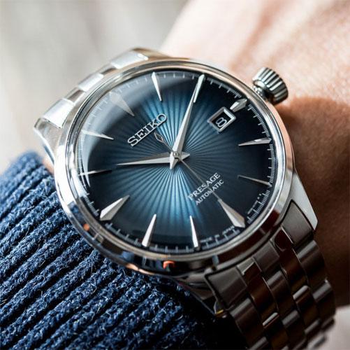 Đồng Hồ Nam Seiko Presage Cocktail SRPB41J1 Mặt Số Xanh