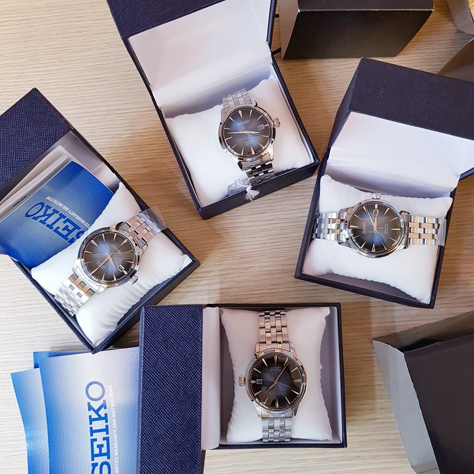 Đồng Hồ Nam Seiko Presage Cocktail SRPB41J1 Mặt Số Xanh