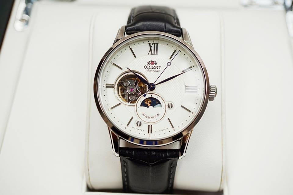 Đồng Hồ Orient Sun & Moon Gen 4 Lộ Cơ RA-AS0005S00B Cho Nam
