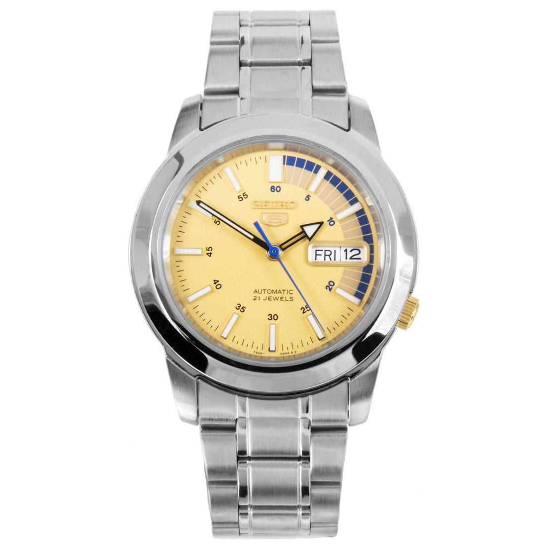 Đồng Hồ Nam Seiko 5 SNKK29K1 Mặt Vàng