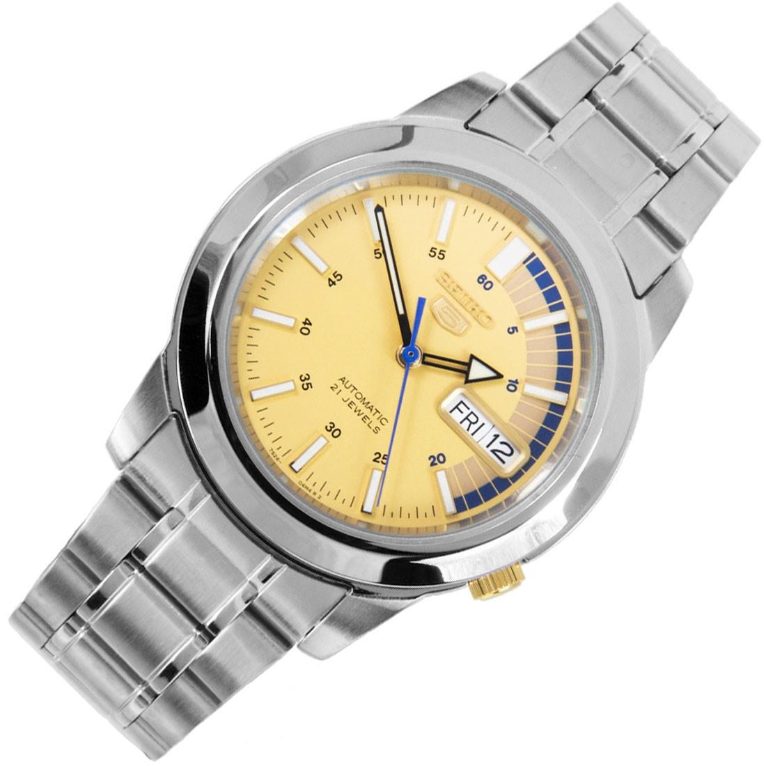 Đồng Hồ Nam Seiko 5 SNKK29K1 Mặt Vàng