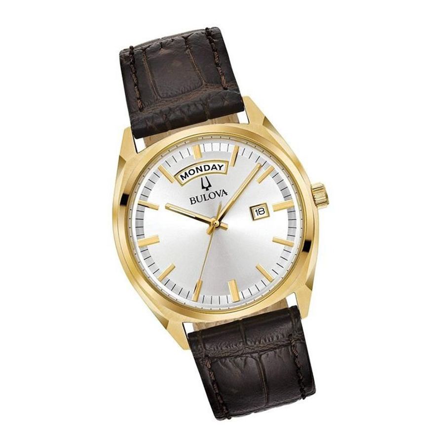 Đồng Hồ Nam Bulova 97C106 Màu Nâu