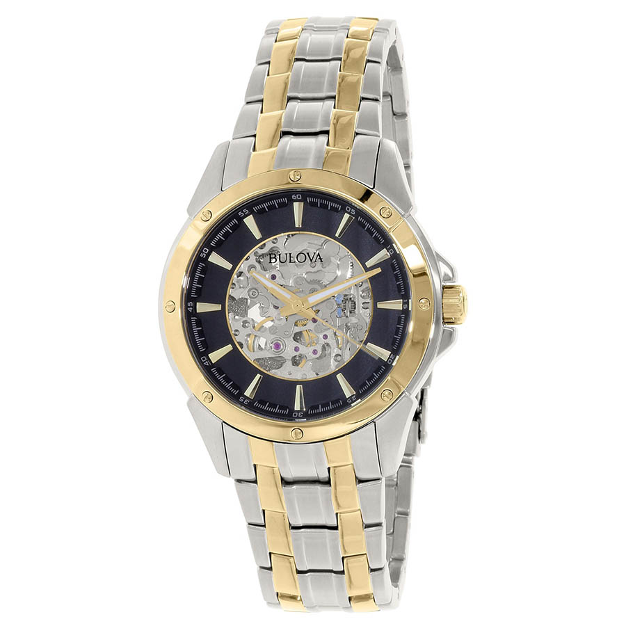 Đồng Hồ Nam Bulova 98A146 Màu Vàng Bạc