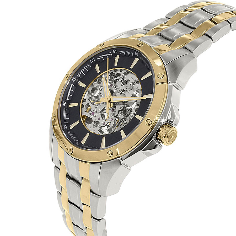 Đồng Hồ Nam Bulova 98A146 Màu Vàng Bạc