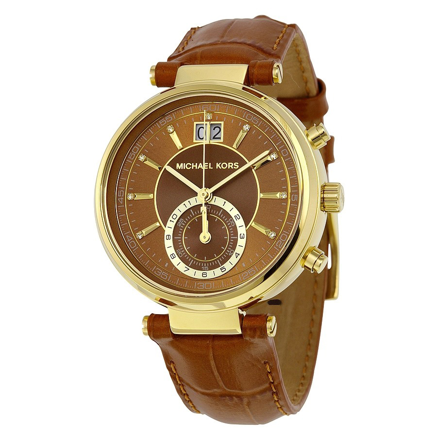 Đồng Hồ Nữ Michael Kors MK2424 Màu Nâu