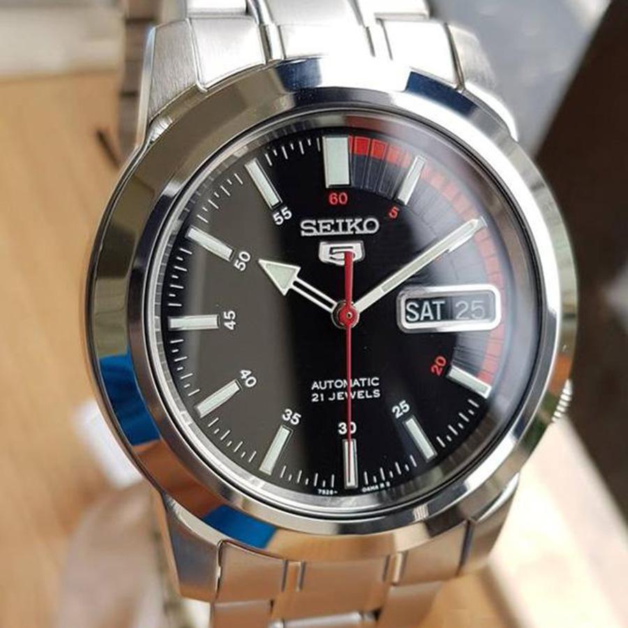 Đồng Hồ Nam Seiko 5 Automatic SNKK31K1 Màu Bạc