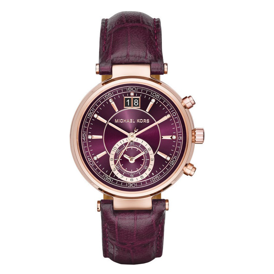 Đồng Hồ Nữ Michael Kors MK2580 Màu Đỏ Mận