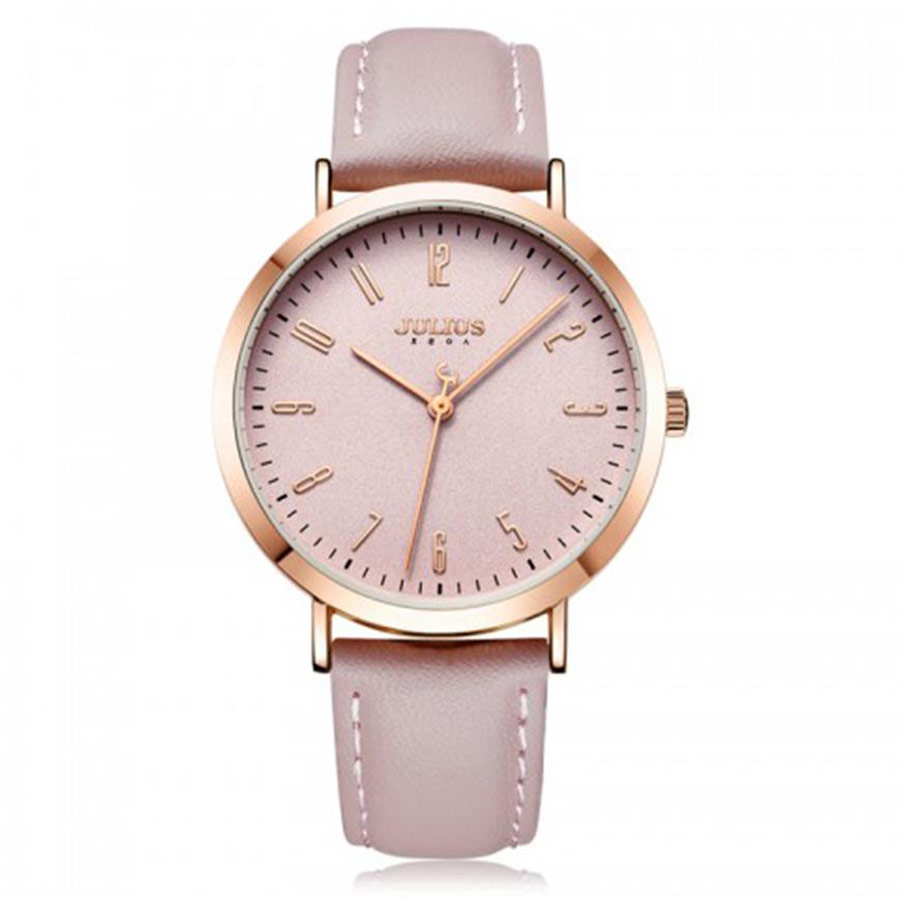 Đồng Hồ Nữ Julius JA-1017D Màu Hồng
