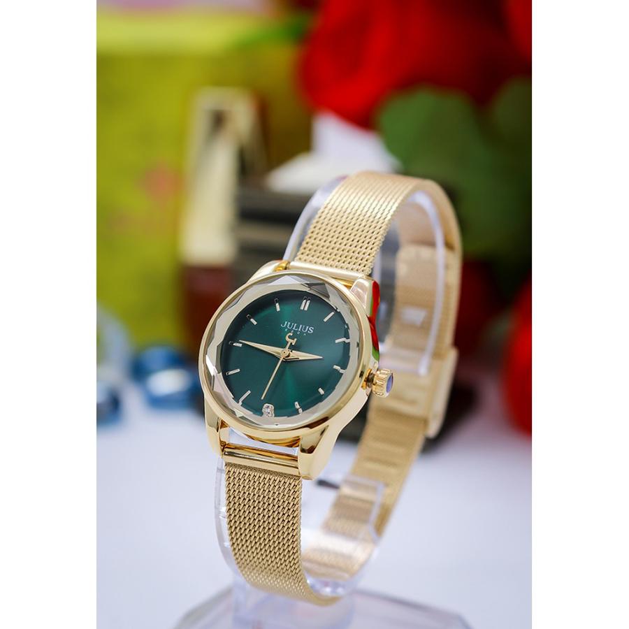 Đồng Hồ Nữ Julius JA-1040A Màu Vàng Gold