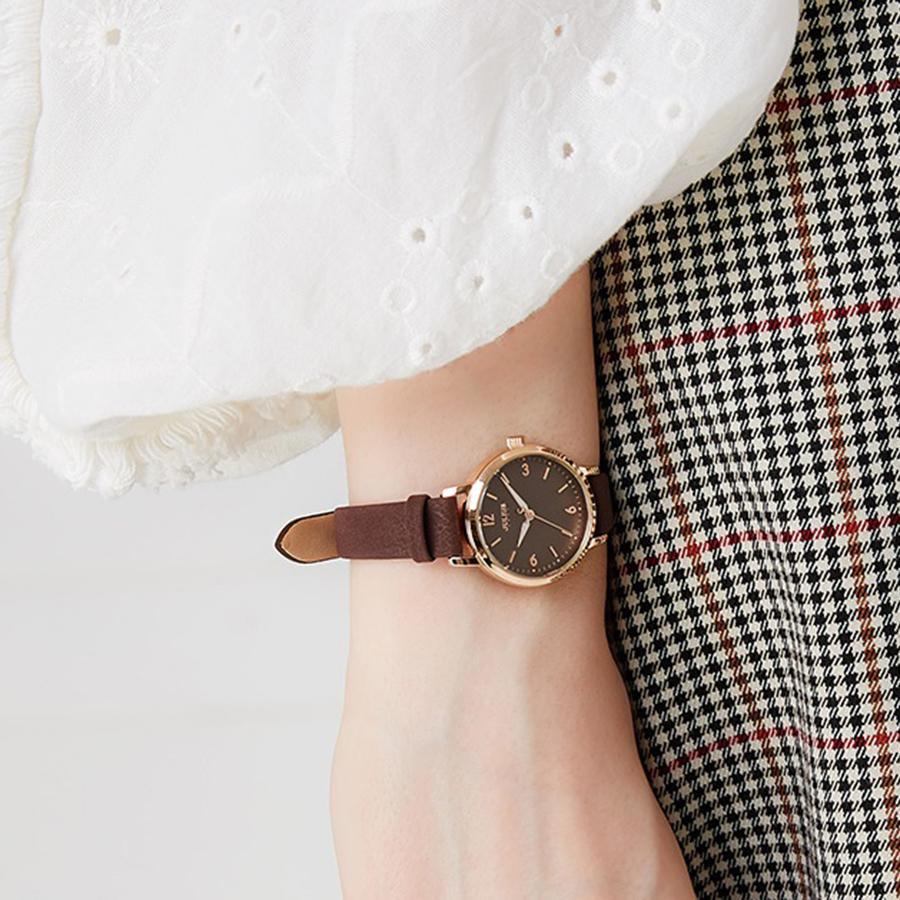 Đồng Hồ Nữ Julius JA-1070E Màu Nâu