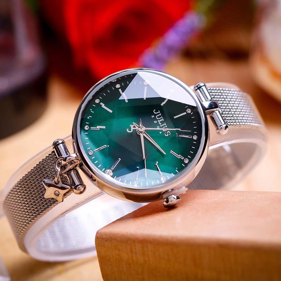 Đồng Hồ Nữ Julius JA-1145A Màu Bạc