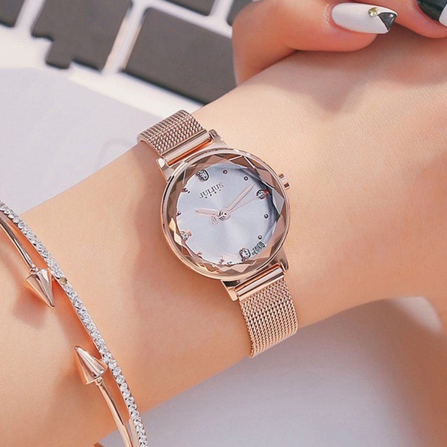 Đồng Hồ Nữ Julius JA-917 JU1148 Màu Đồng