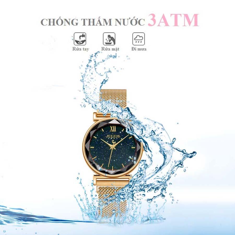 Đồng Hồ Nữ Julius JA-1172A Màu Vàng Gold