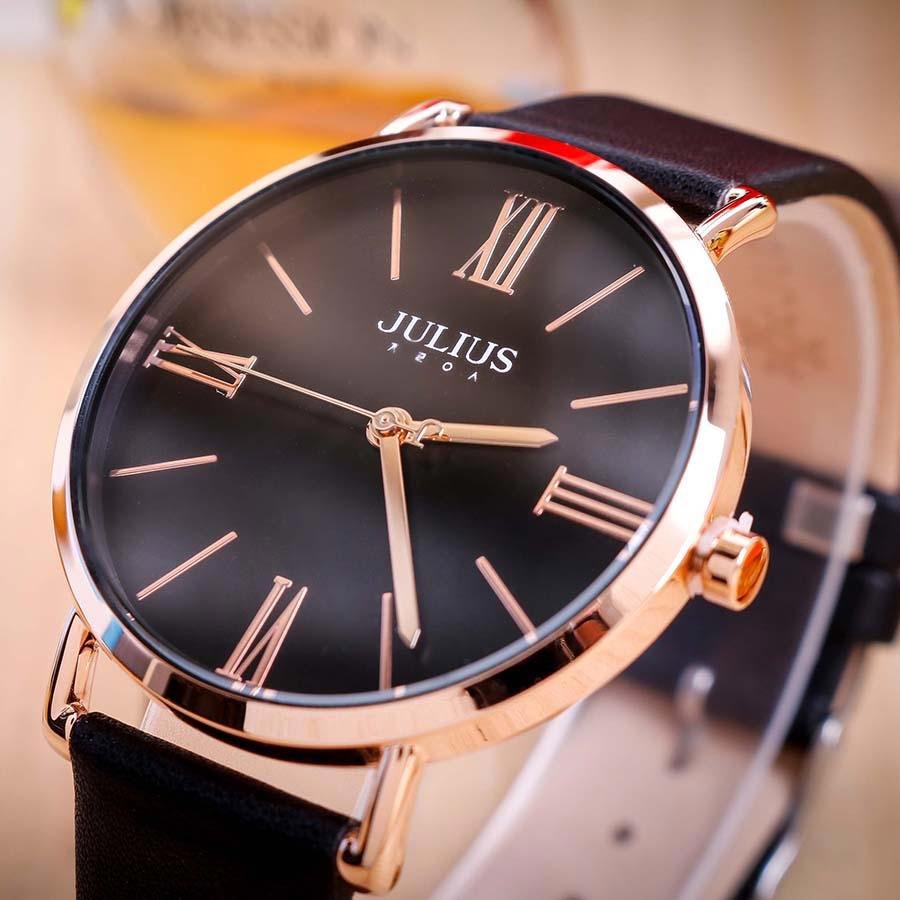 Đồng Hồ Nam Julius JA-1107ME Màu Đen