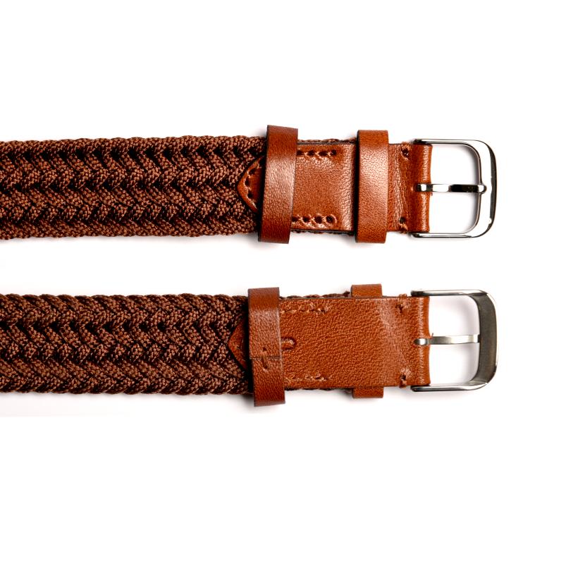 Dây Dạng Lụa KUMIHIMO Jusanuchi Knot MK-18BRBRSV Màu Nâu