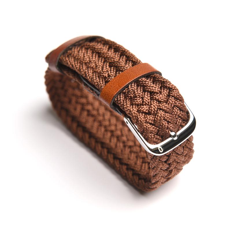 Dây Dạng Lụa KUMIHIMO Jusanuchi Knot MK-18BRBRSV Màu Nâu