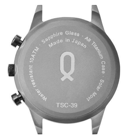 Mặt Đồng Hồ Knot Titanium Solar Chronograhph TSC-39TIGN Màu Xanh Lá