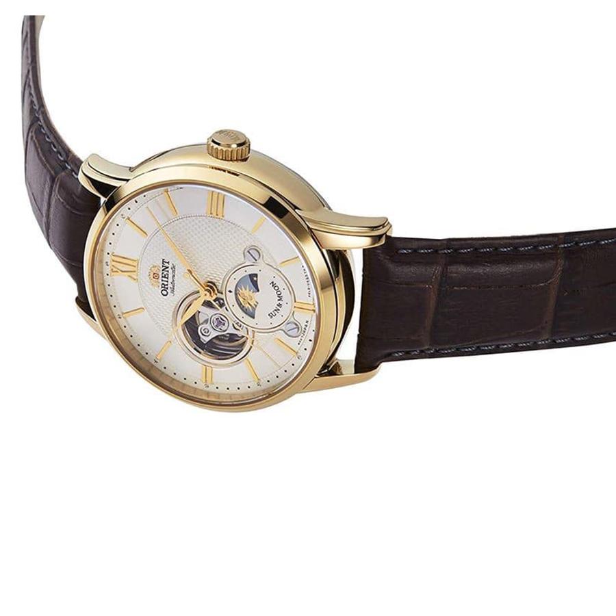 Đồng Hồ Nam Orient  Sun And Moon Open Heart RA-AS0004S