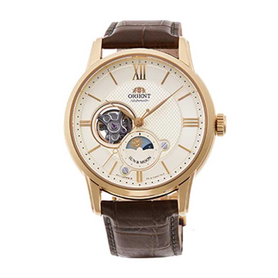 Đồng Hồ Nam Orient  Sun And Moon Open Heart RA-AS0004S