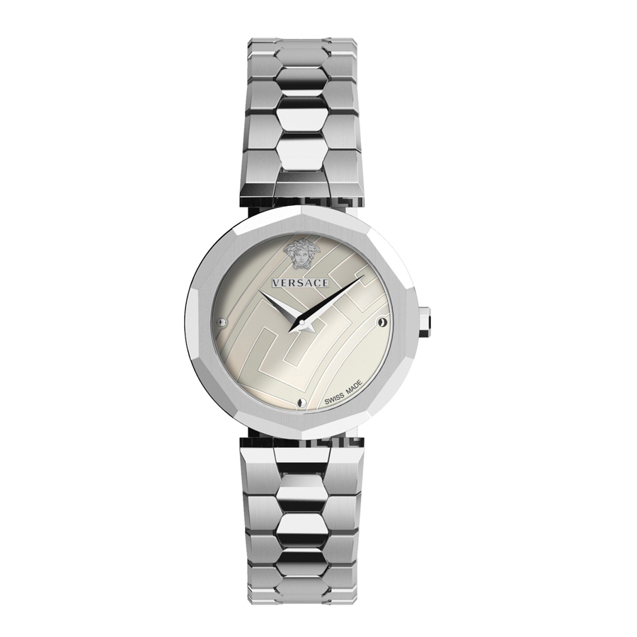 Đồng Hồ Nữ Versace Idyia Swiss Quartz Stainless Steel Ladies Watch VEV500419 30mm Màu Bạc