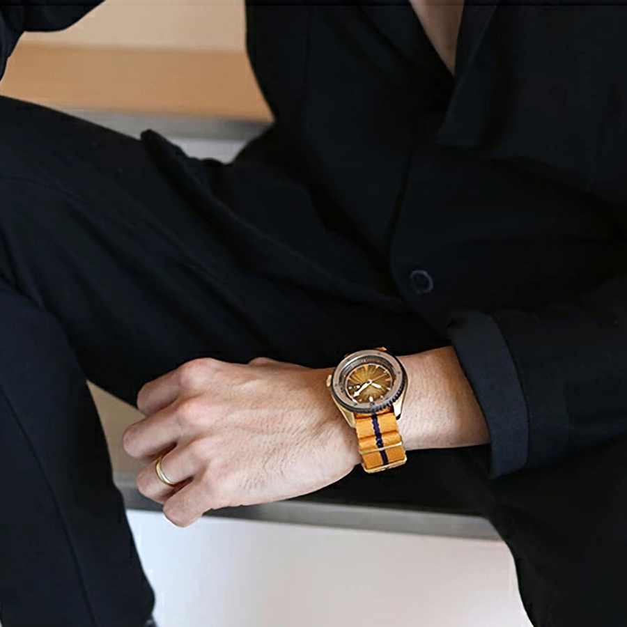 Đồng Hồ Seiko 5 Sports Naruto Limited Edition SRPF70K1 Cho Nam Màu Vàng