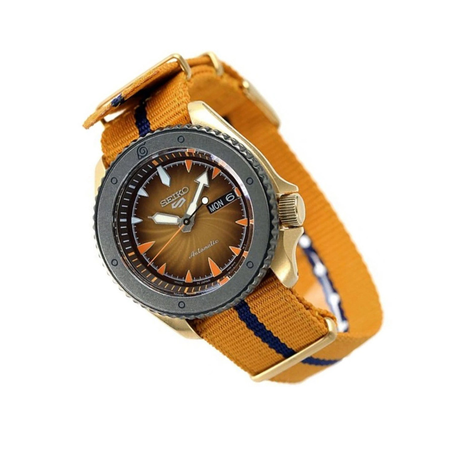 Đồng Hồ Seiko 5 Sports Naruto Limited Edition SRPF70K1 Cho Nam Màu Vàng