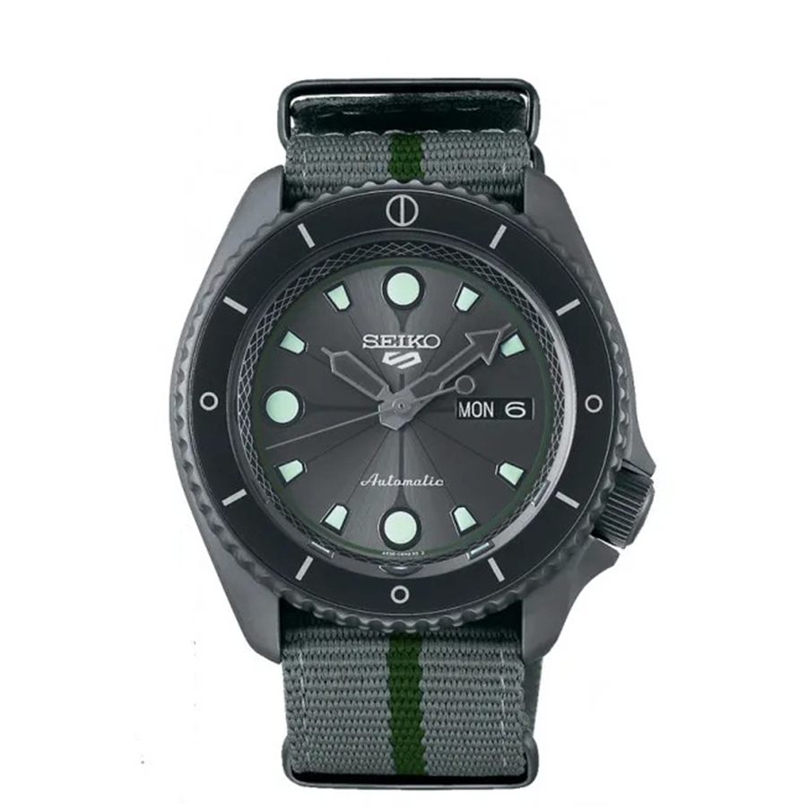 Đồng Hồ Seiko 5 Sports Nara Shikamaru Limited Edition SRPF75K1 Màu Xám