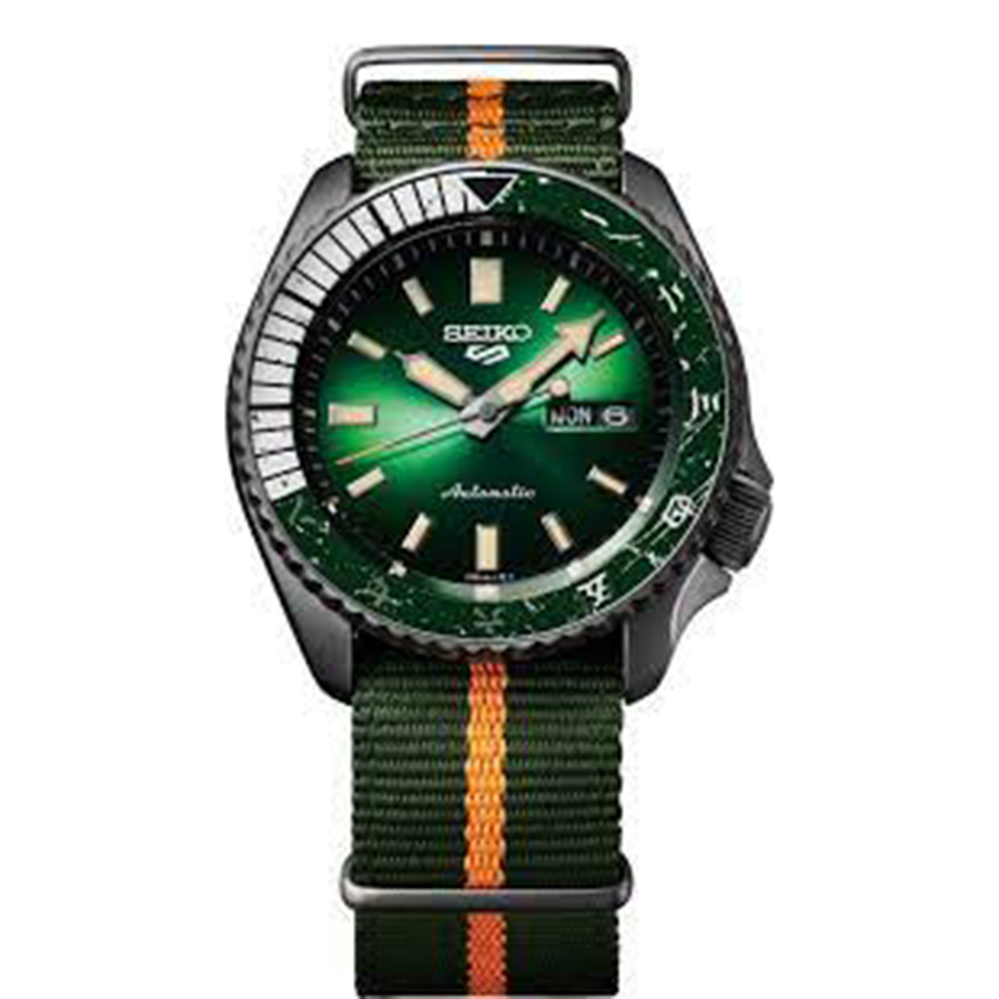 Đồng Hồ Seiko 5 Sports Rock Lee Limited Edition SRPF73K1 Màu Xanh Lá