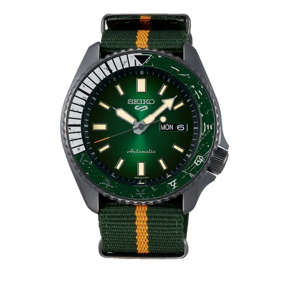 Đồng Hồ Seiko 5 Sports Rock Lee Limited Edition SRPF73K1 Màu Xanh Lá
