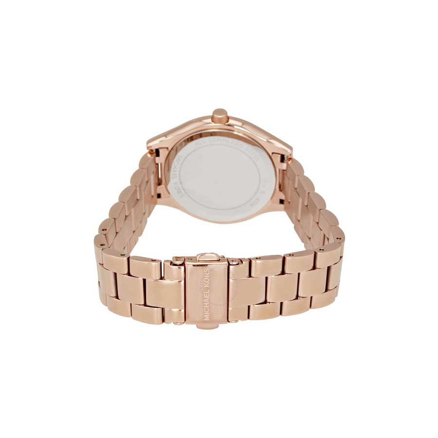 Đồng Hồ Michael Kors Mini Slim Runway Rose Dial Ladies Watch MK3549