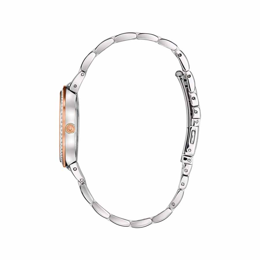 Đồng Hồ Bulova Women's Quartz Crystal Accents Two-Tone 98L258