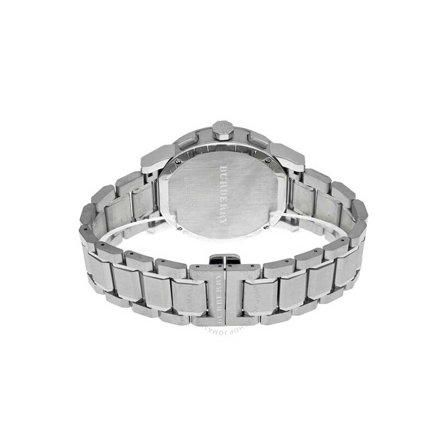 Đồng Hồ Burberry Black Dial Chronograph Stainless Steel Men's Watch BU9351