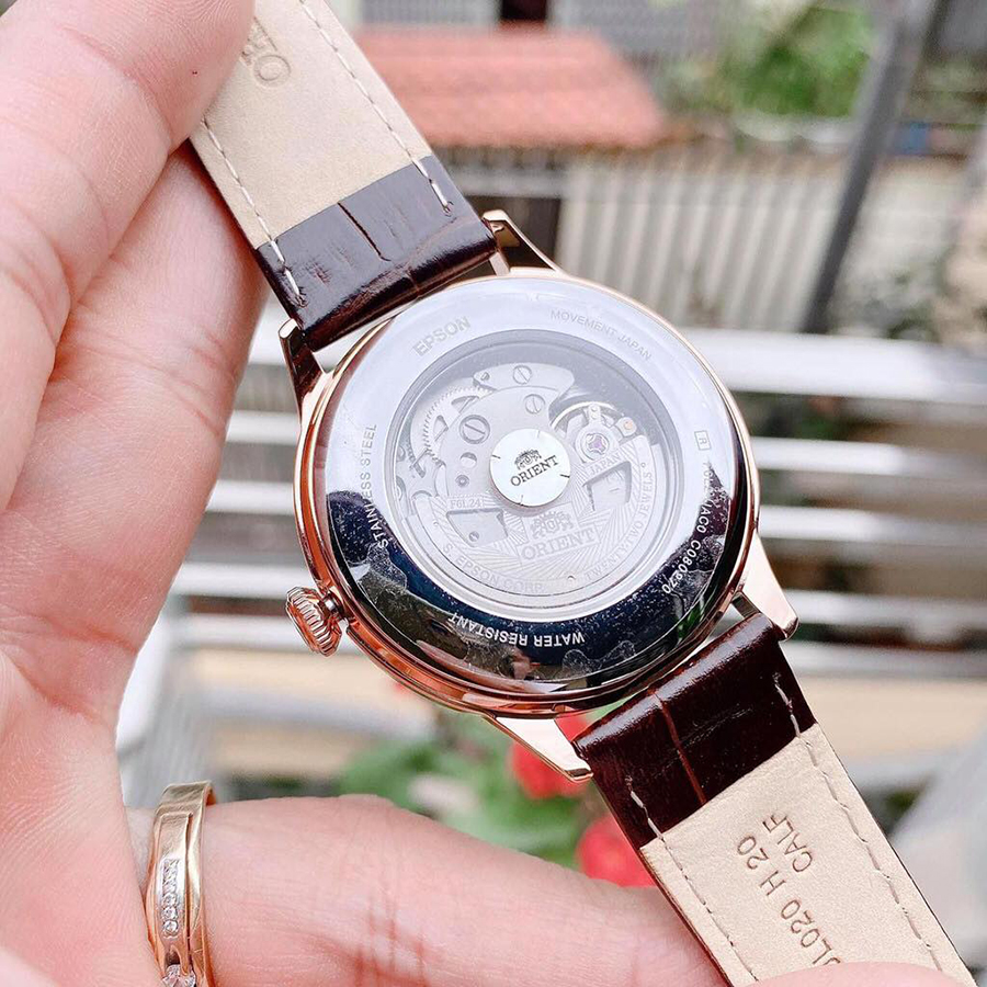 Đồng Hồ Nam Orient Sun And Moon RA-AS0102S10B Màu Nâu
