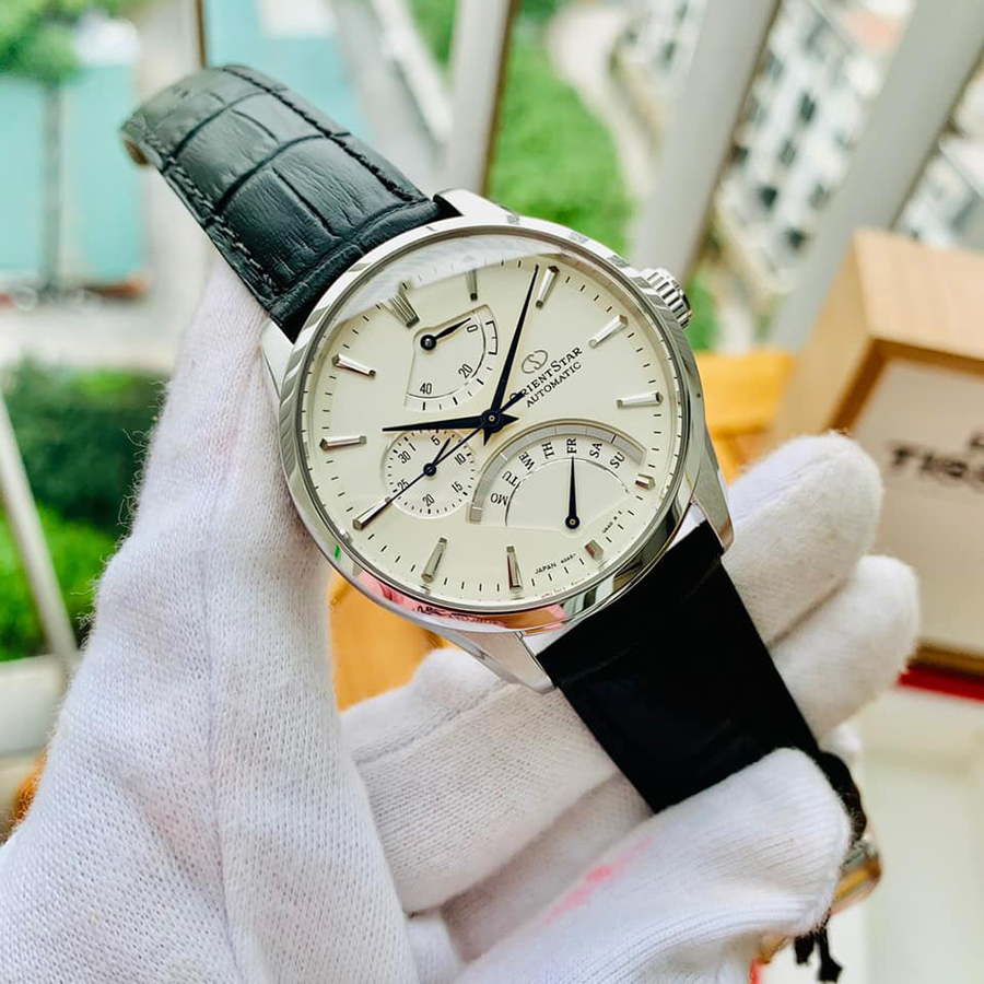 Đồng Hồ Nam Orient Star RK-DE0303S Retrograde White Dial