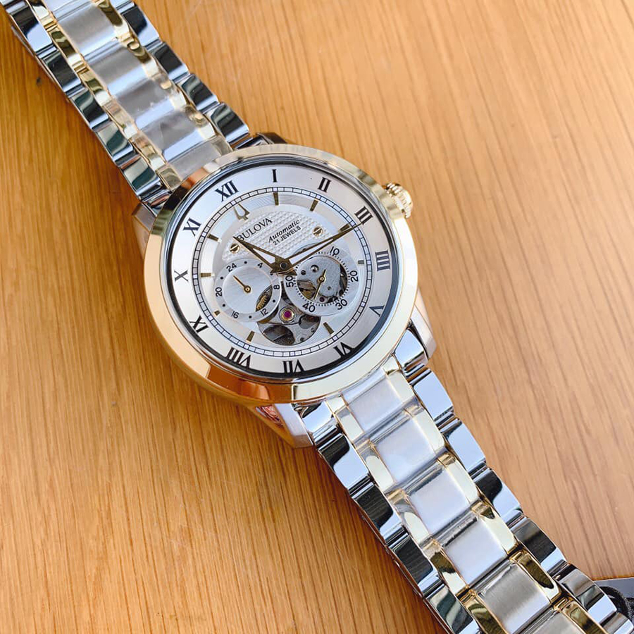 Đồng Hồ Nam Bulova 98A230 Bva-Series Two-Tone Stainless Steel Men’s Watch