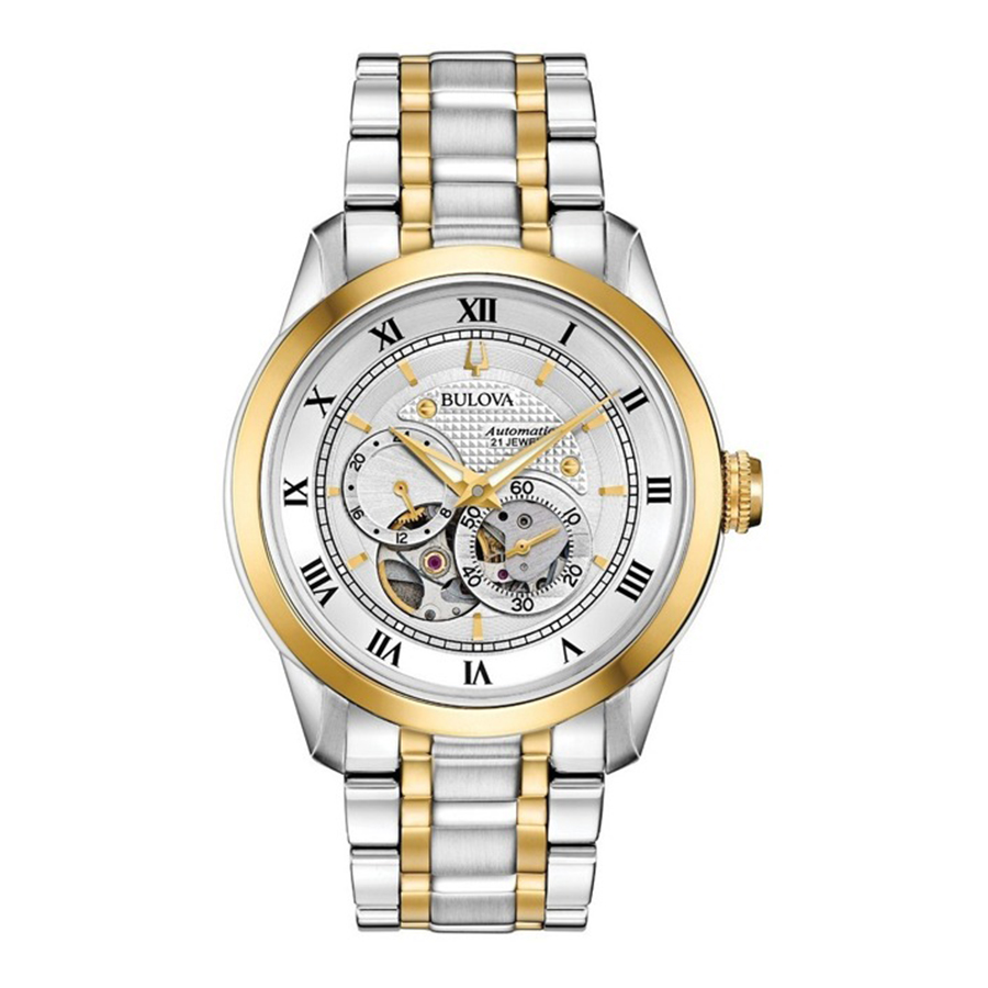 Đồng Hồ Nam Bulova 98A230 Bva-Series Two-Tone Stainless Steel Men’s Watch