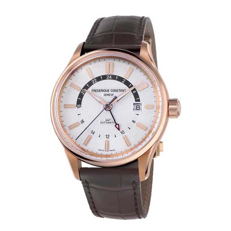 Đồng Hồ Frederique Constant Yacht Timer GMT Automatic Silver Dial Watch FC-350VT4H4