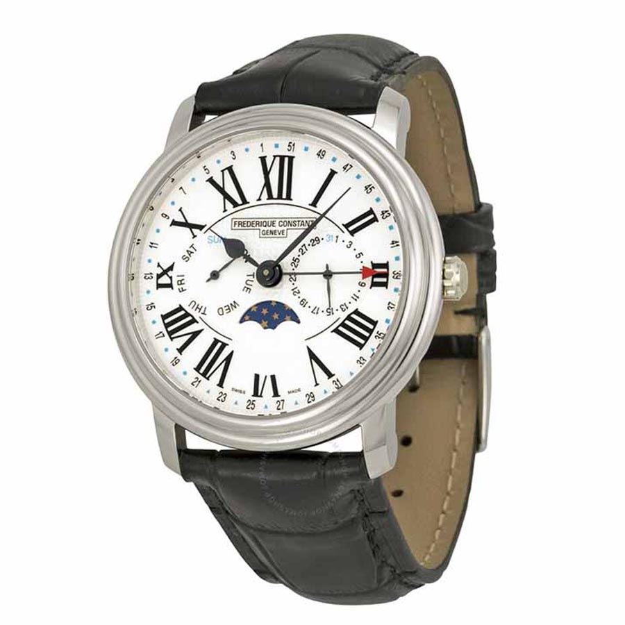 Đồng Hồ Frederique Constant Classics Business Timer Moon Phase Watch FC-270M4P6
