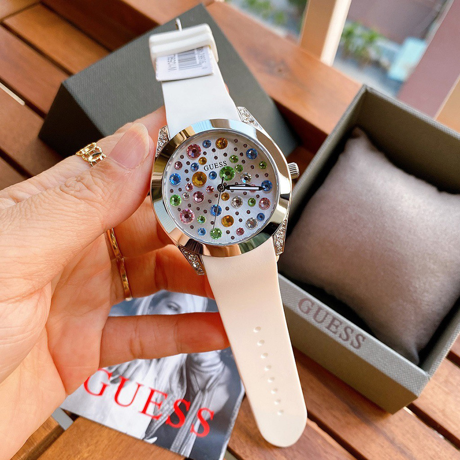 Đồng Hồ Nữ Guess W1059L1 38mm Màu Trắng