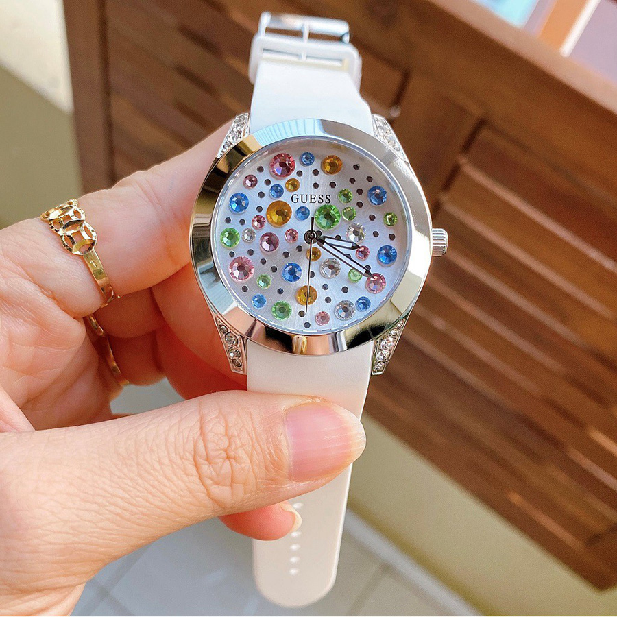 Đồng Hồ Nữ Guess W1059L1 38mm Màu Trắng