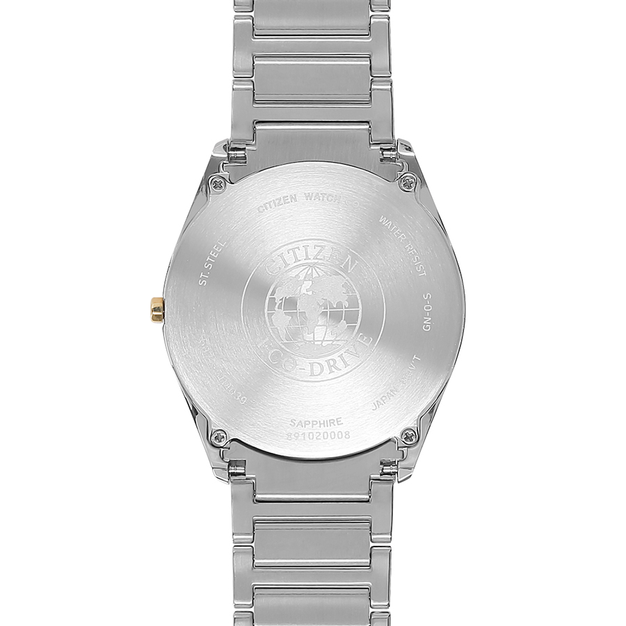 Đồng Hồ Citizen Eco-Drive Collection AR3078-88E Cho Nam Màu Trắng Mặt Đen