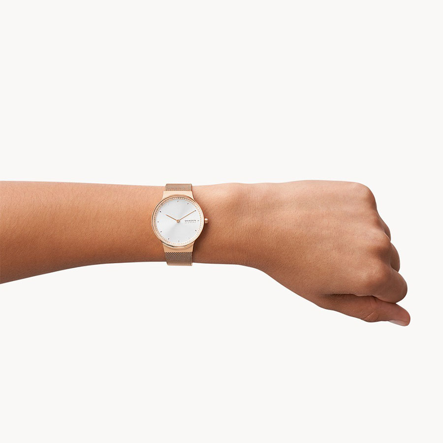 Đồng Hồ Skagen SKW3020 Cho Nữ Màu Vàng Hồng