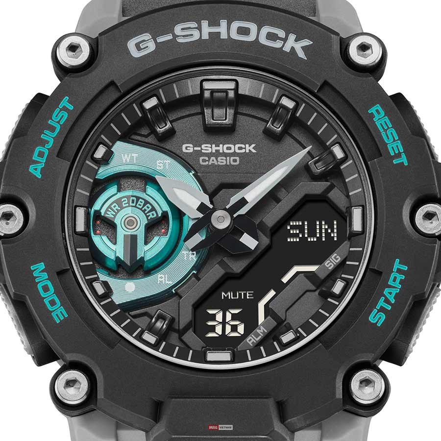 Đồng Hồ Nam Casio Analog-Digital G Shock GA-2200M-1A Màu Đen