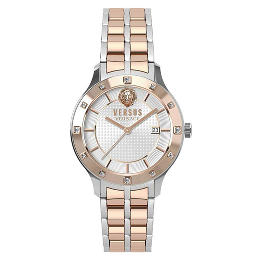 Đồng Hồ Nữ Versus Versace Brackenfell Women's Watch VSP460518 Màu Bạc - Vàng Hồng