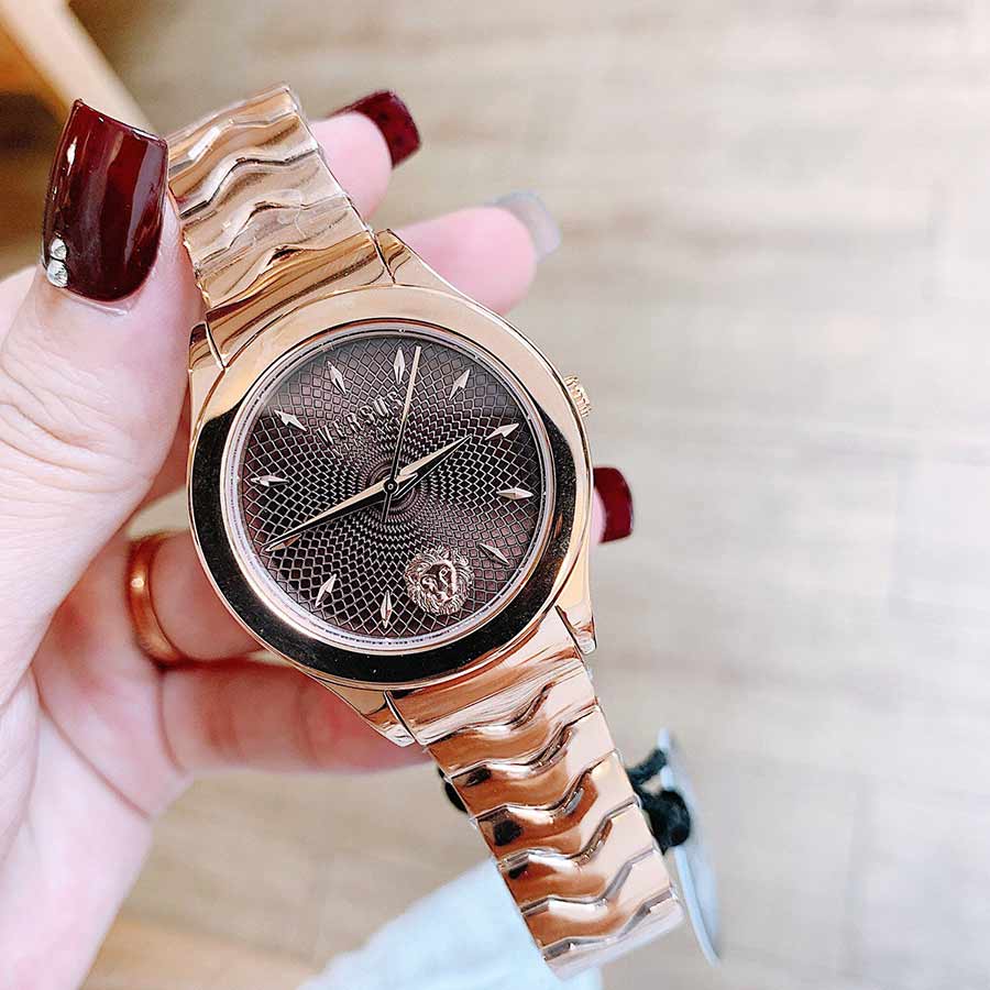 Đồng Hồ Nữ Versus VersaceMount Pleasant Women's Watch VSP561518 Màu Vàng Hồng