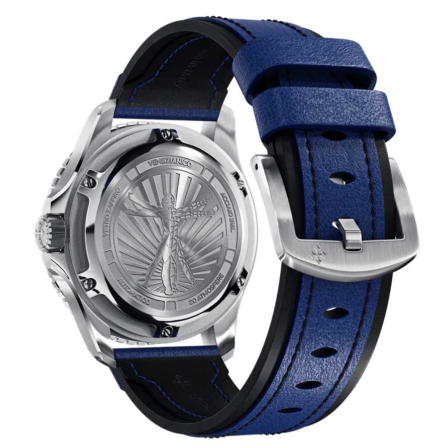 Đồng Hồ Nam Venezianico Nereide Ultraleggero 42 – 3921502 Màu Bạc Xanh