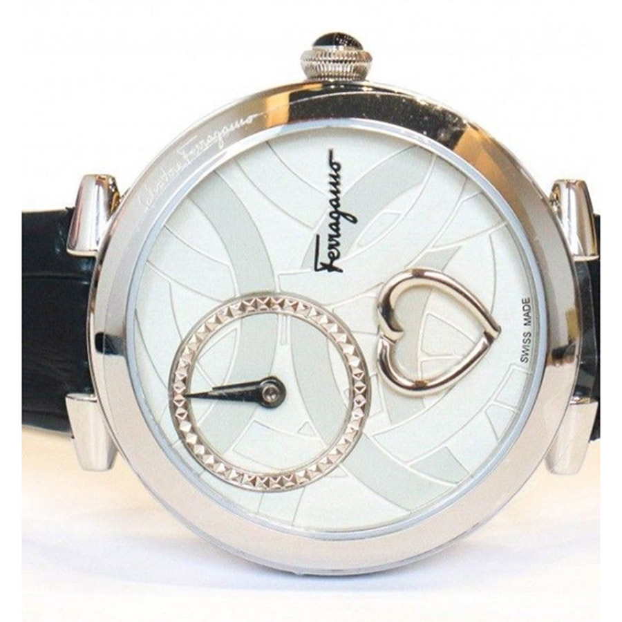 Đồng Hồ Salvatore Ferragamo Cuore Watch FE2890016 39mm Màu Trắng Bạc